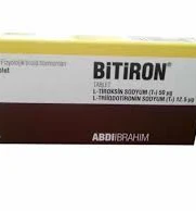 Bitiron (T3-T4 mix) 100 Tablets Abdi Ibrahim Bitiron (T3-T4 mix) 100 Tablets Abdi Ibrahim