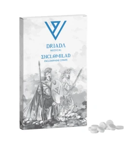 Enclomilad 12.5mg 50 Tablets Driada Medical EU Enclomilad 12.5mg tablets by Driada Medical EU in 50 tablet pack packaging