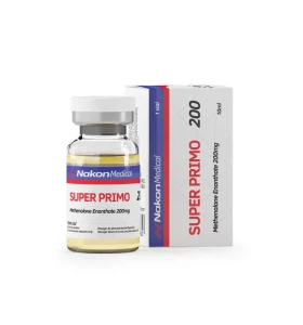 Super Primo 200mg/ml 10ml - Nakon Medical INT Super Primo 200mg per ml 10ml vial by Nakon Medical INT product packaging
