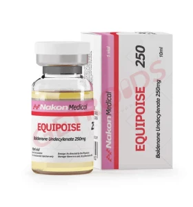 Equipoise 250mg/ml 10ml Nakon Medical USA Equipoise 250mg/ml 10ml vial by Nakon Medical USA product packaging