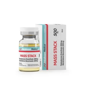 Mass Stack 500 mg 10 ml by Nakon Medical USA Mass Stack 500 mg 10 ml Nakon Medical USA product vial and packaging