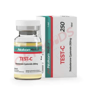 Test-C 250mg/ml 10ml Nakon Medical USA vial Test-C 250mg/ml 10ml vial by Nakon Medical USA