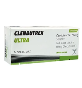 Clenbutrex Ultra 60mcg 50 Tablets XT Labs USA Clenbutrex Ultra 60mcg 50 Tablets XT Labs USA