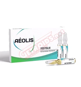 Testolis 100 mg 1 ml ampoule Aeolis Pharma Testolis 100 mg 1 ml ampoule by Aeolis Pharma product packaging