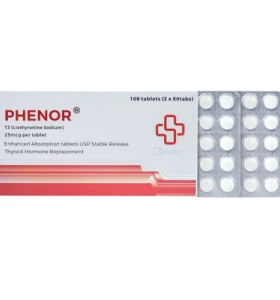 Phenor T3 25 mcg 100 Tabs Beligas Pharma INT Phenor T3 25 mcg 100 Tabs Beligas Pharma INT