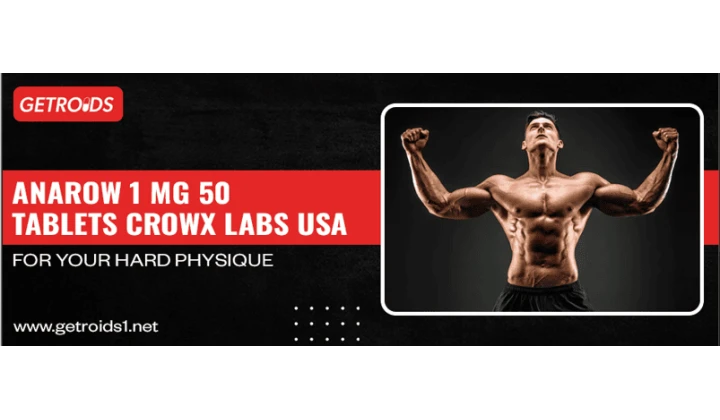 Anarow 1 Mg 50 Tablets Crowx Labs USA for Your Hard Physique