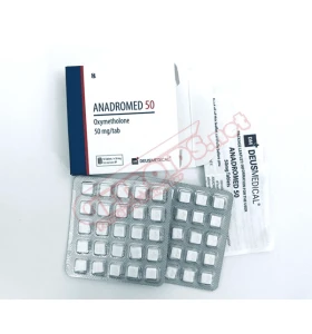 ANADROMED 50 Oxymetholone Tablets by Deus Medical ANADROMED 50 Oxymetholone Tablets by Deus Medical