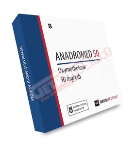 ANADROMED 50 (Oxymetholone) Deus Medical ANADROMED 50 (Oxymetholone) Deus Medical