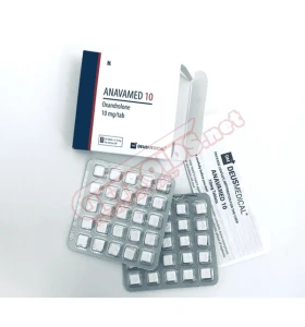 ANAVAMED 10 Deus Medical Oxandrolone 10 mg tablets ANAVAMED 10 Deus Medical Oxandrolone 10 mg tablets box