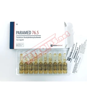 PARAMED 76.5 Deus Medical PARAMED 76.5 Deus Medical product packaging and label view