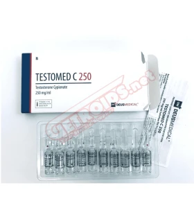 TESTOMED C 250 Deus Medical TESTOMED C 250 Deus Medical ampoule box packaging