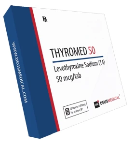 THYROMED 50 Levothyroxine Sodium Tablets by Deus Medical THYROMED 50 Levothyroxine Sodium Tablets by Deus Medical