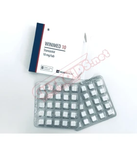 WINIMED 10 Stanozolol Deus Medical packaging WINIMED 10 Stanozolol tablets by Deus Medical box and packaging