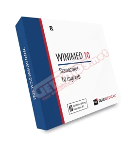 WINIMED 10 Stanozolol Deus Medical packaging WINIMED 10 Stanozolol tablets by Deus Medical box and packaging