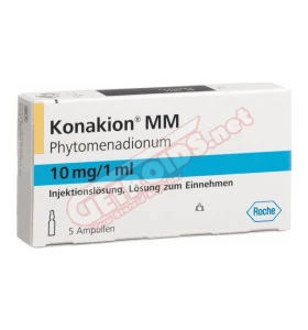 Konakion MM (Vitamin K1) 10 mg 5 amps /1 ml Roche Konakion MM (Vitamin K1) 10 mg 5 amps /1 ml Roche