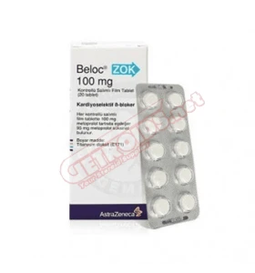 Beloc 100 mg 20 Tablets Astra Zeneca Beloc 100 mg 20 tablets by Astra Zeneca product packaging