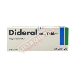 Dideral Propranolol 40 mg 50 Tablets Sanofi Aventis Dideral Propranolol 40 mg 50 Tablets Sanofi Aventis