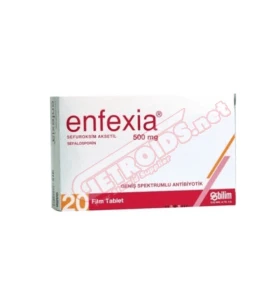 Enfexia 500 mg 20 Tablets Bilim Enfexia 500 mg 20 tablets by Bilim product packaging