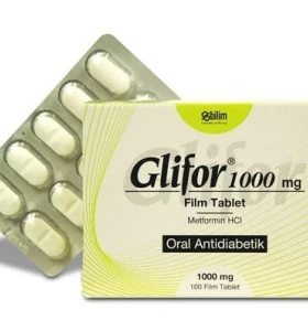 Glifor 1000 mg 100 Tablets Bilim Glifor 1000 mg 100 Tablets Bilim