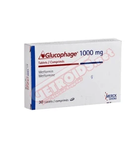 Glucophage 1000 mg 100 Tablets Merck Glucophage 1000 mg 100 Tablets Merck
