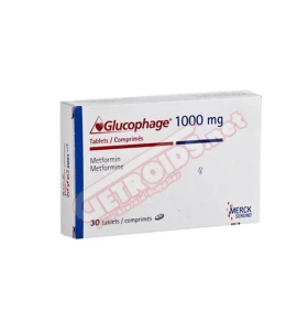 Glucophage 1000 mg 100 Tablets Merck Glucophage 1000 mg 100 Tablets Merck