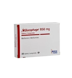 Glucophage 850 mg 100 Tablets Merck Glucophage 850 mg 100 Tablets Merck
