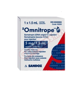 Omnitrope Somatropin 15 IU (5 mg) Sandoz Omnitrope Somatropin 15 IU (5 mg) Sandoz