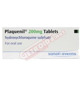Phaquenil 200mg 2 Tablets Sanofi Aventis Phaquenil 200mg 2 tablets by Sanofi Aventis product packaging