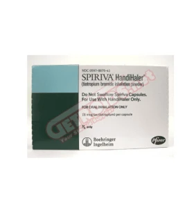 Spiriva HandiHaler 18mg 30 Capsules Boehringer Ingelheim Spiriva HandiHaler 18mg 30 Capsules Boehringer Ingelheim