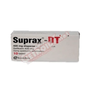 Suprax 400 mg 10 Tablets Eczacıbaşı Suprax 400 mg 10 Tablets Eczacıbaşı