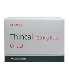 Thincal Orlistat 84 caps 120 mg Kocak Farma Thincal Orlistat 84 caps 120 mg Kocak Farma