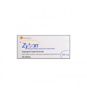 Zyban 150 mg 60 Tablets Glaxosmithkline Zyban 150 mg 60 tablets by Glaxosmithkline product pack