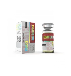 Decapex 200 mg 10 ml Sixpex USA Decapex 200 mg 10 ml vial by Sixpex USA product packaging