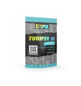 Turipex 10 mg 100 Tablets - Sixpex USA Turipex 10 mg 100 tablets by Sixpex USA product packaging