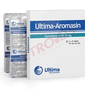 Ultima-Aromasin 25 mg 50 Tablets Ultima Pharma USA Ultima-Aromasin 25 mg 50 Tablets Ultima Pharma USA