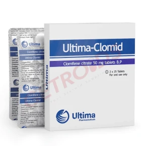 Ultima Clomid 50 mg 50 Tablets Ultima Pharma USA Ultima Clomid 50 mg 50 Tablets Ultima Pharma USA