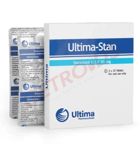 Ultima-Stan 50 mg 50 Tablets Ultima Pharma USA Ultima-Stan 50 mg 50 tablets by Ultima Pharma USA product packaging
