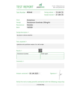 Testosterone Enanthate 250 mg 10 ml Xeno Labs US Testosterone Enanthate 250 mg 10 ml Xeno Labs US