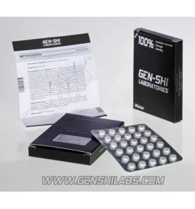 Methyl Testo 25 mg 30 Tablets Gen-Shi Labs Methyl Testo 25 mg 30 tablets by Gen-Shi Labs packaging view