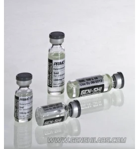 Primobolan 200 mg 2 ml Gen-Shi Labs product image Primobolan 200 mg 2 ml vial by Gen-Shi Labs product packaging